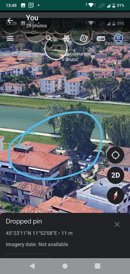 Vicino Al Prato Della Valle Intero Appartamento Parcheggio Facile Di Fronte Padova Dış mekan fotoğraf