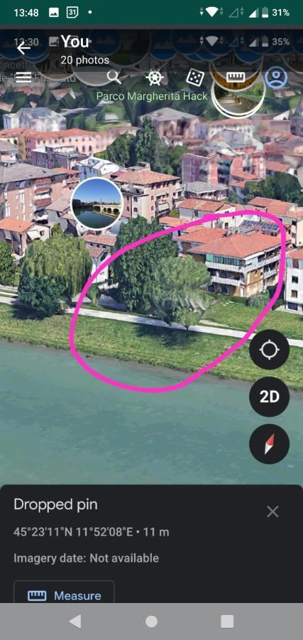 Vicino Al Prato Della Valle Intero Appartamento Parcheggio Facile Di Fronte Padova Dış mekan fotoğraf