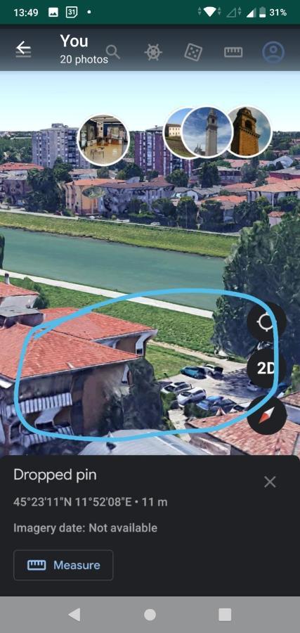 Vicino Al Prato Della Valle Intero Appartamento Parcheggio Facile Di Fronte Padova Dış mekan fotoğraf