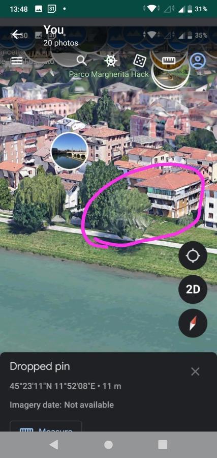 Vicino Al Prato Della Valle Intero Appartamento Parcheggio Facile Di Fronte Padova Dış mekan fotoğraf